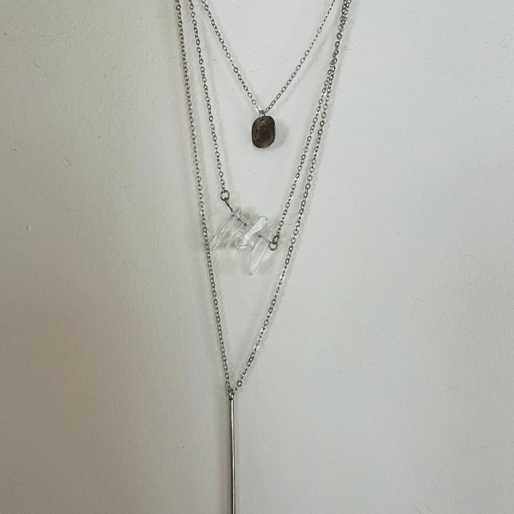 Boutique │ Layered Silver Necklace